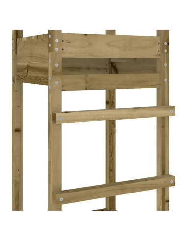 Torre da Gioco 52,5x46,5x206,5 cm in Legno di Pino Impregnato