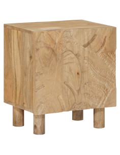 Comodino a muro fatto a mano Marrone Teak 40 x 30 x 45 cm