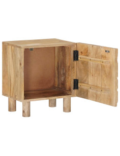 Comodino a muro fatto a mano Marrone Teak 40 x 30 x 45 cm 2
