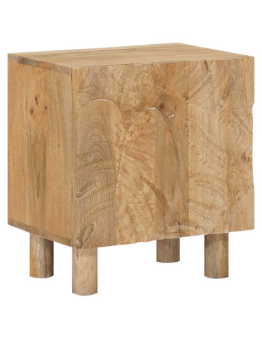 Comodino a muro fatto a mano Marrone Teak 40 x 30 x 45 cm