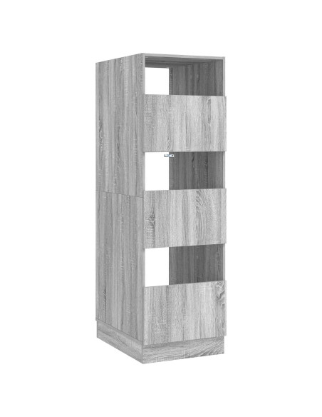 Mobile da lavanderia con porta Grigio Sonoma 50 x 68 x 162 cm