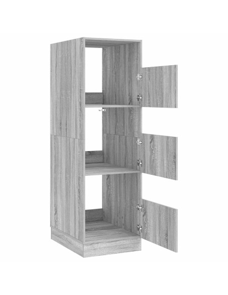 Mobile da lavanderia con porta Grigio Sonoma 50 x 68 x 162 cm