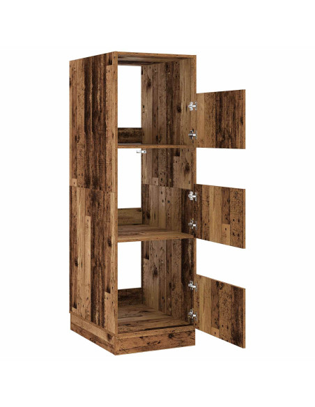Mobile da lavanderia con porta Legno vecchio Legno multistrato