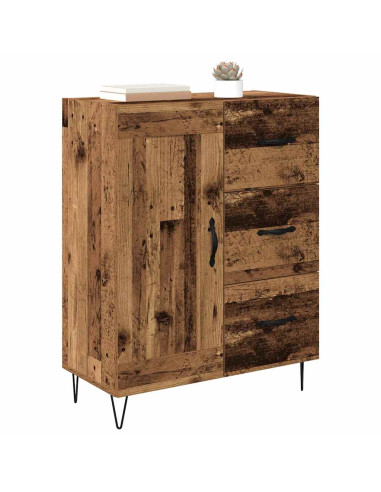 con cassetto Legno vecchio 69.5 x 34 x 90 cm Legno multistrato