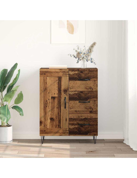 con cassetto Legno vecchio 69.5 x 34 x 90 cm Legno multistrato