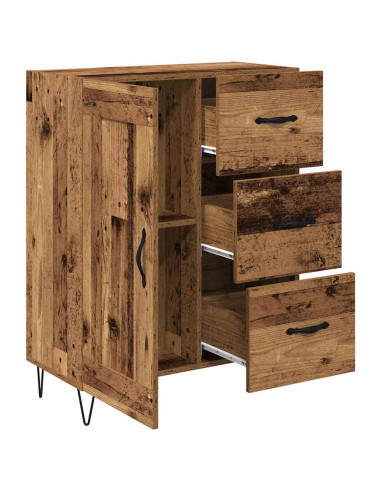 con cassetto Legno vecchio 69.5 x 34 x 90 cm Legno multistrato