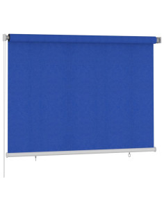 Tenda a Rullo per Esterni 200x140 cm Blu HDPE