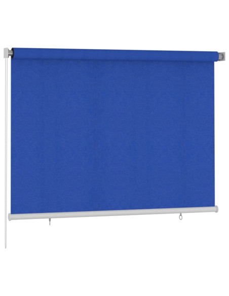 Tenda a Rullo per Esterni 200x140 cm Blu HDPE