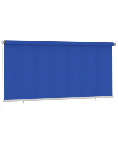 Tenda a Rullo per Esterni 300x140 cm Blu HDPE