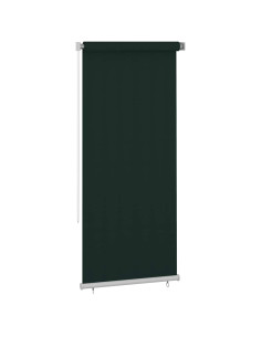 Tenda a Rullo per Esterni 100x230 cm Verde Scuro HDPE