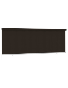 Tenda a Rullo per Esterni 400x140 cm Marrone HDPE