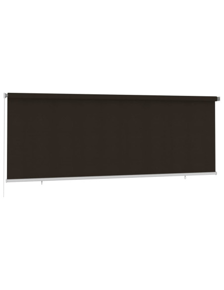 Tenda a Rullo per Esterni 400x140 cm Marrone HDPE
