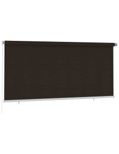 Tenda a Rullo per Esterni 300x140 cm Marrone HDPE