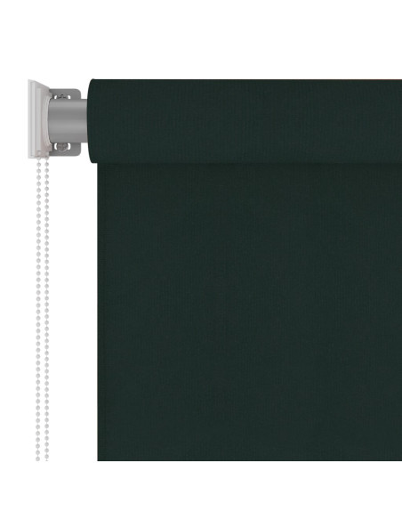 Tenda a Rullo per Esterni 100x230 cm Verde Scuro HDPE