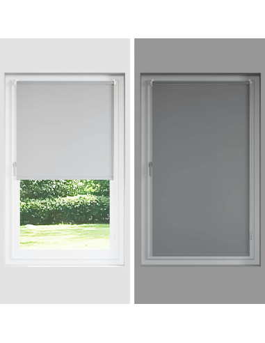 Tenda a Rullo Oscurante 115x175 cm Larghezza Tessuto 110,7 cm