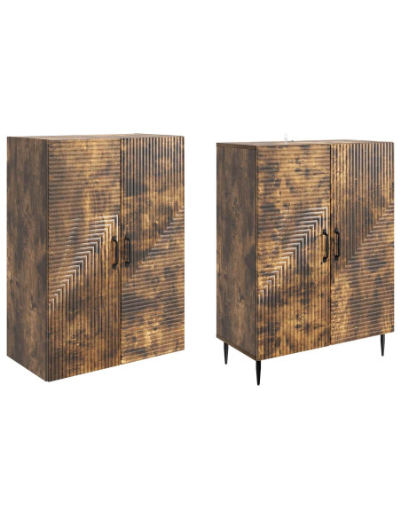 Set di armadi 2 pcs 66 x 34,5 x 89,5 cm Legno ingegnerizzato