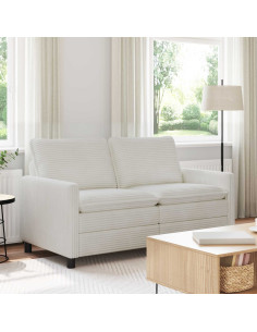 Divano Crema 156 x 81 x 87,5 cm Poliestere