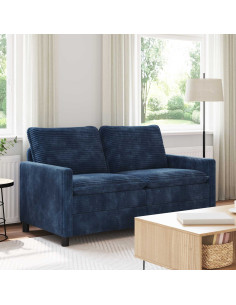 Divano Blu navy 156 x 81 x 87,5 cm Poliestere