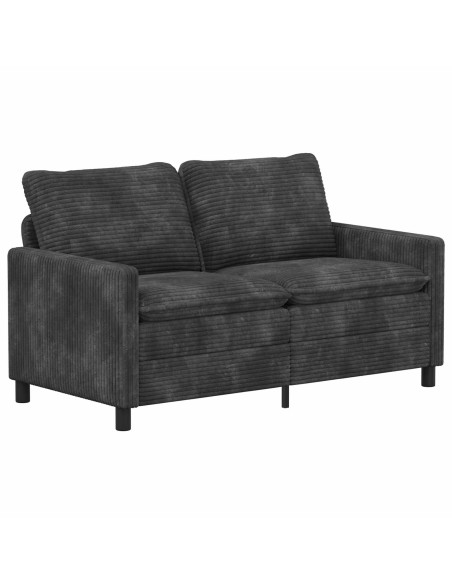 Divano Grigio Scuro 156 x 81 x 87,5 cm Poliestere