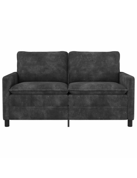 Divano Grigio Scuro 156 x 81 x 87,5 cm Poliestere