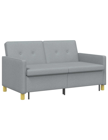 Divano Letto Estraibile Verde chiaro Tessuto