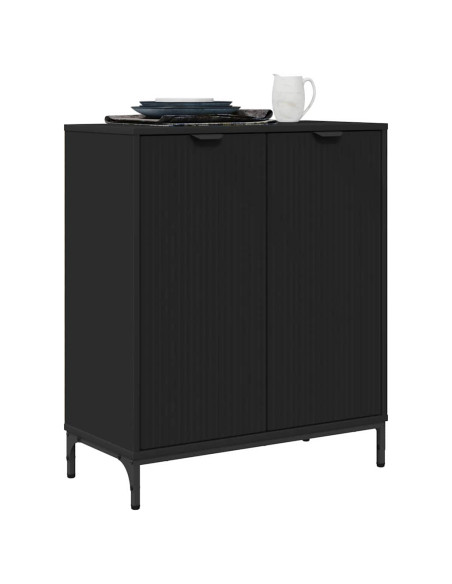 Credenza Nero 69,5 x 33 x 82 cm Legno multistrato
