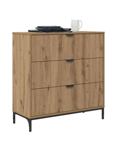 Credenza Rovere artigianale 79,5 x 33 x 82 cm Legno multistrato