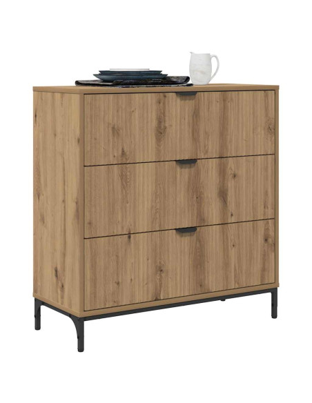 Credenza Rovere artigianale 79,5 x 33 x 82 cm Legno multistrato