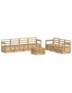 Set divani Legno di Acacia Massello 2