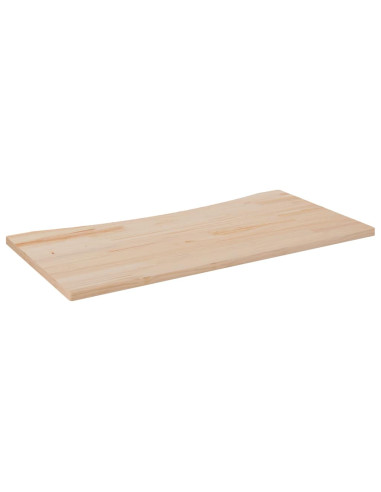 Piano Scrivania 110x55x2,5 cm in Legno Massello di Pino