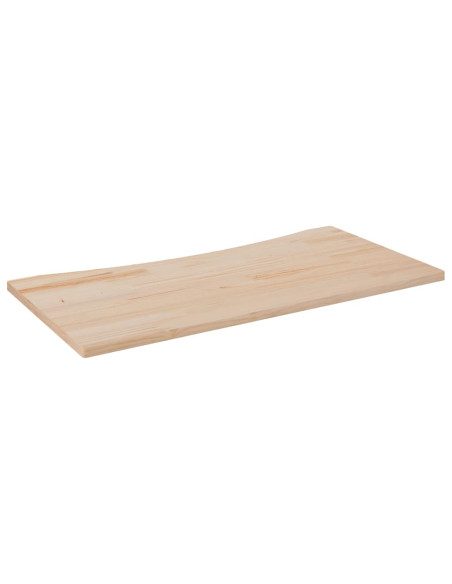 Piano Scrivania 110x55x2,5 cm in Legno Massello di Pino