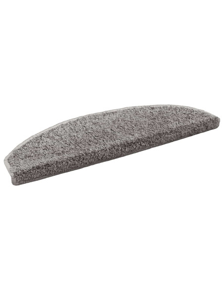 Tappetini per scale autoadesivi Semicircolare 15 pcs Grigio