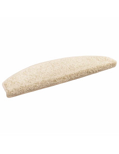 Tappetini per scale autoadesivi 15 pcs Marrone Chiaro