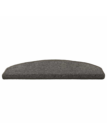 Tappetini per scale autoadesivi 15 pcs Grigio Scuro