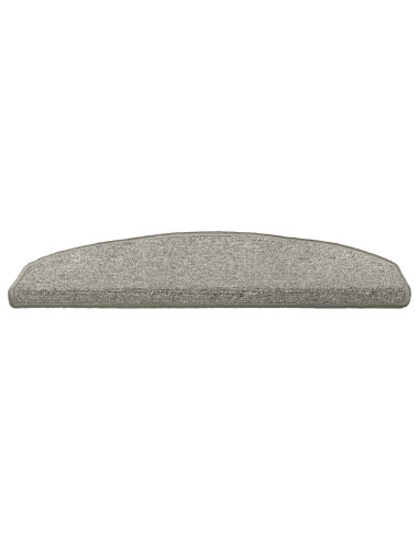 Tappetini per scale autoadesivi 15 pcs Grigio Chiaro