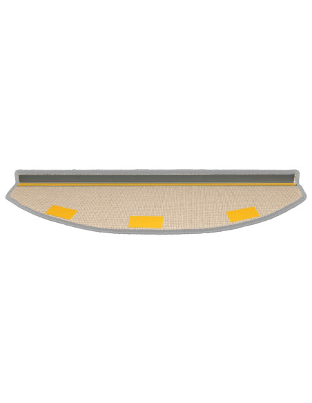 Tappetini per scale autoadesivi 15 pcs Grigio Chiaro