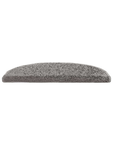 Tappetini per scale autoadesivi Semicircolare 15 pcs Grigio