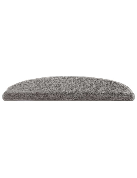 Tappetini per scale autoadesivi Semicircolare 15 pcs Grigio