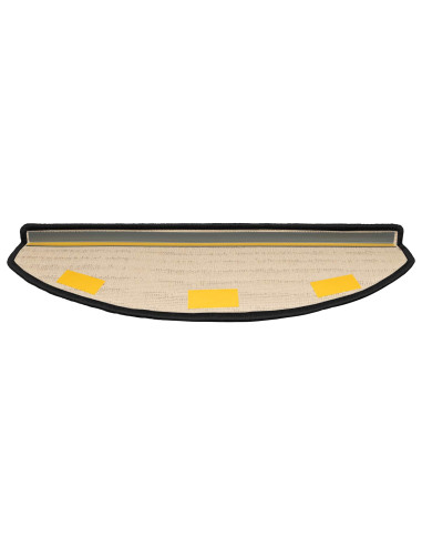 Tappetini per scale autoadesivi Semicircolare 15 pcs Antracite