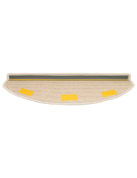 Tappetini per scale autoadesivi 15 pcs Marrone Chiaro