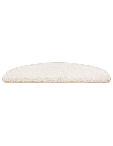 Tappetini per scale autoadesivi Semicircolare 15 pcs Bianco