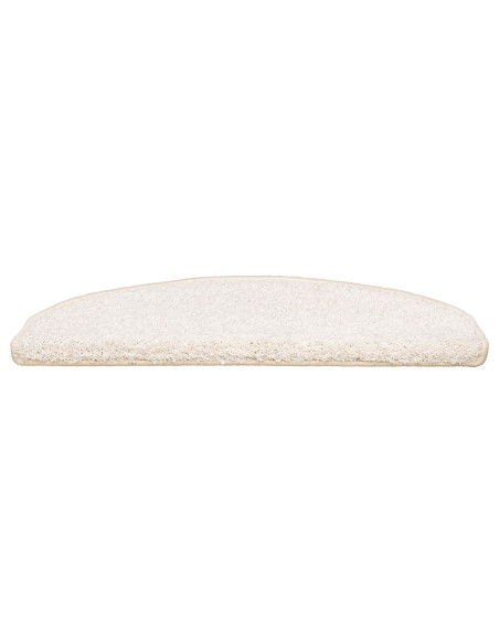 Tappetini per scale autoadesivi Semicircolare 15 pcs Bianco