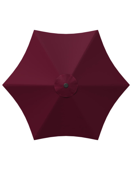 Ombrello da giardino 230 x 230 cm Poliestere Rettangolare
