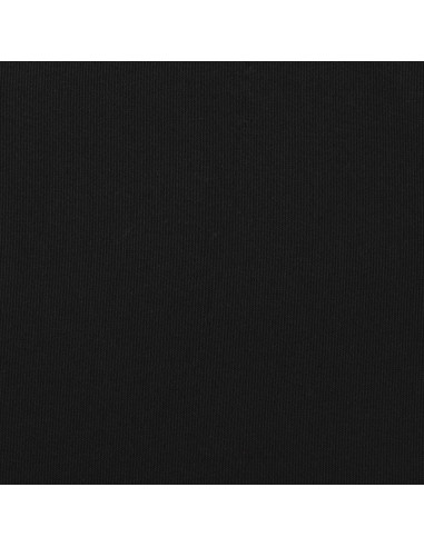 Ombrello da giardino 230 x 230 cm Poliestere Rettangolare Nero