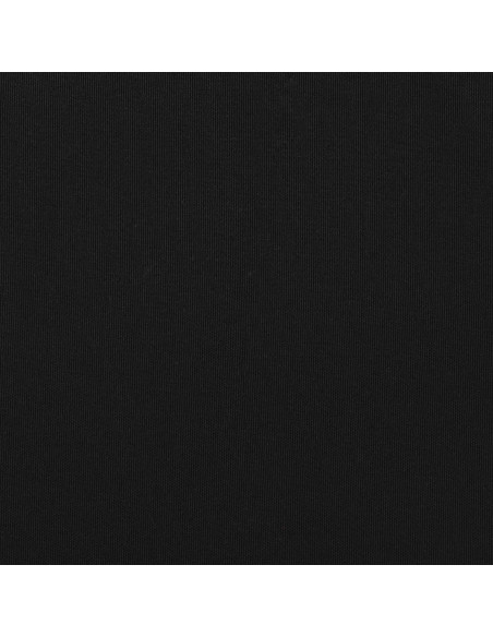Ombrello da giardino 230 x 230 cm Poliestere Rettangolare Nero