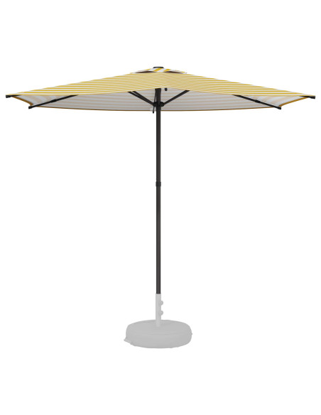 Ombrello da giardino 270 x 270 cm Poliestere Rettangolare