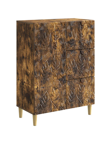 Credenza Rovere Fumo 66 x 34,5 x 90 cm Legno ingegnerizzato
