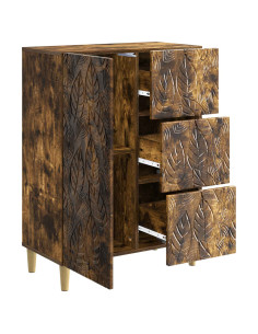 Credenza Rovere Fumo 66 x 34,5 x 90 cm Legno ingegnerizzato 2