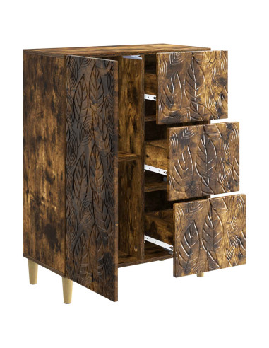 Credenza Rovere Fumo 66 x 34,5 x 90 cm Legno ingegnerizzato