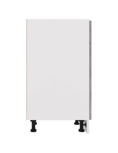 Armadio Inferiore Cassetto Grigio Cemento 40x46x81,5Multistrato